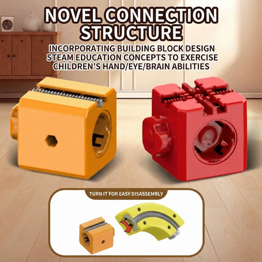 Magnetic Gravity-Defying Track Car Toy